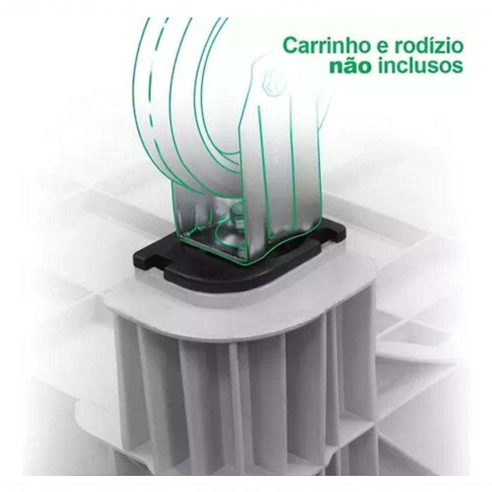Conjunto de Sapatas Higipack para Caixa Plástica 370 Litros JSN Completo com 4 Peças de Reposição