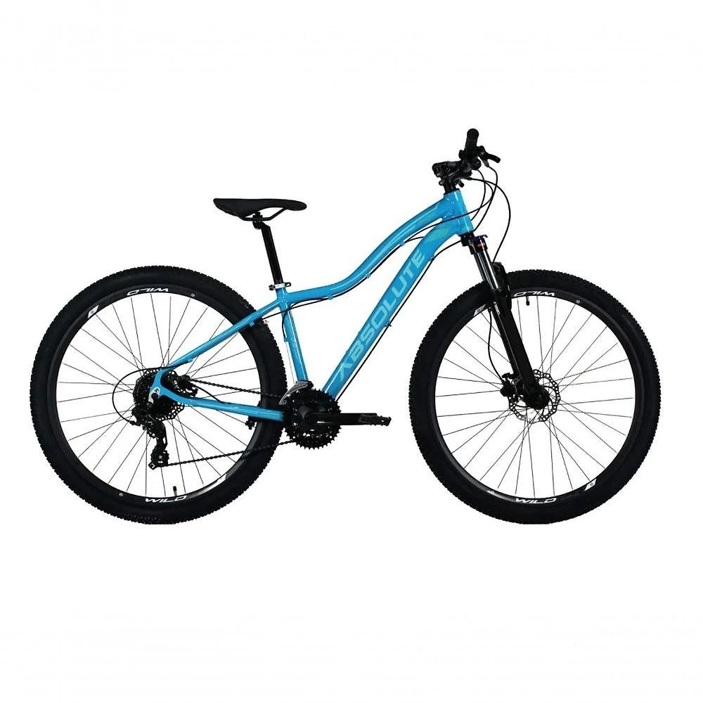 Bicicleta Aro 29 Absolute Hera Feminina 27v K7 Freio A Disco Hidráulico Garfo Com Trava Azul 17