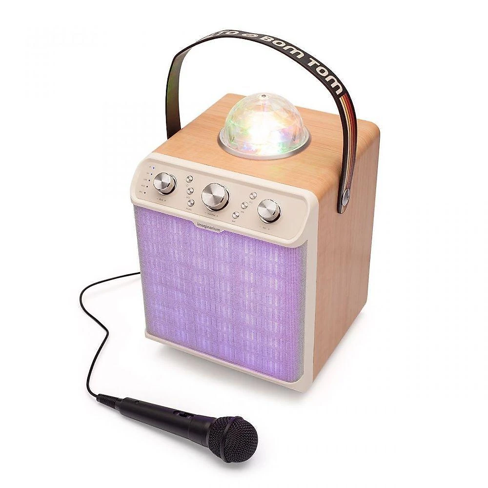Karaoke Portatil 2 Mic Alto E Bom Tom