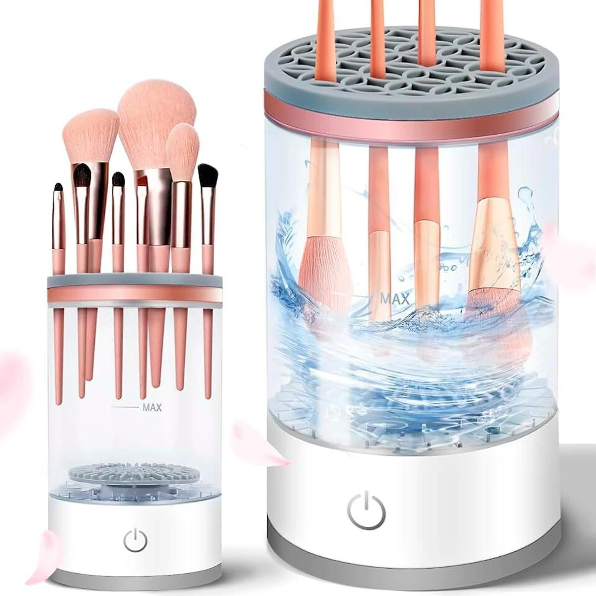 Miniatura Limpador Elétrico Pincéis Maquiagem Automático Usb