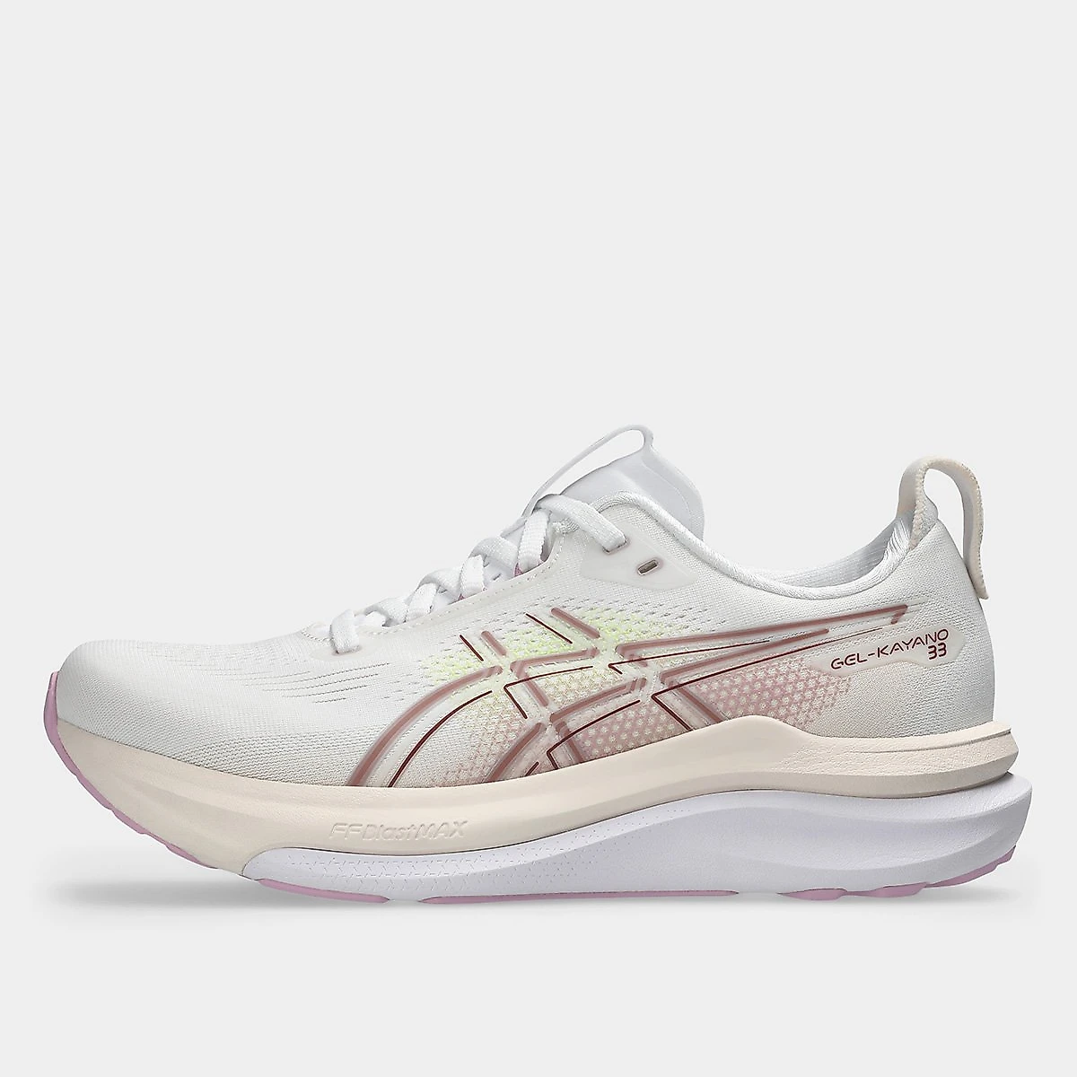 Tênis Asics Kayano 33 Feminino Branco+Roxo - 34