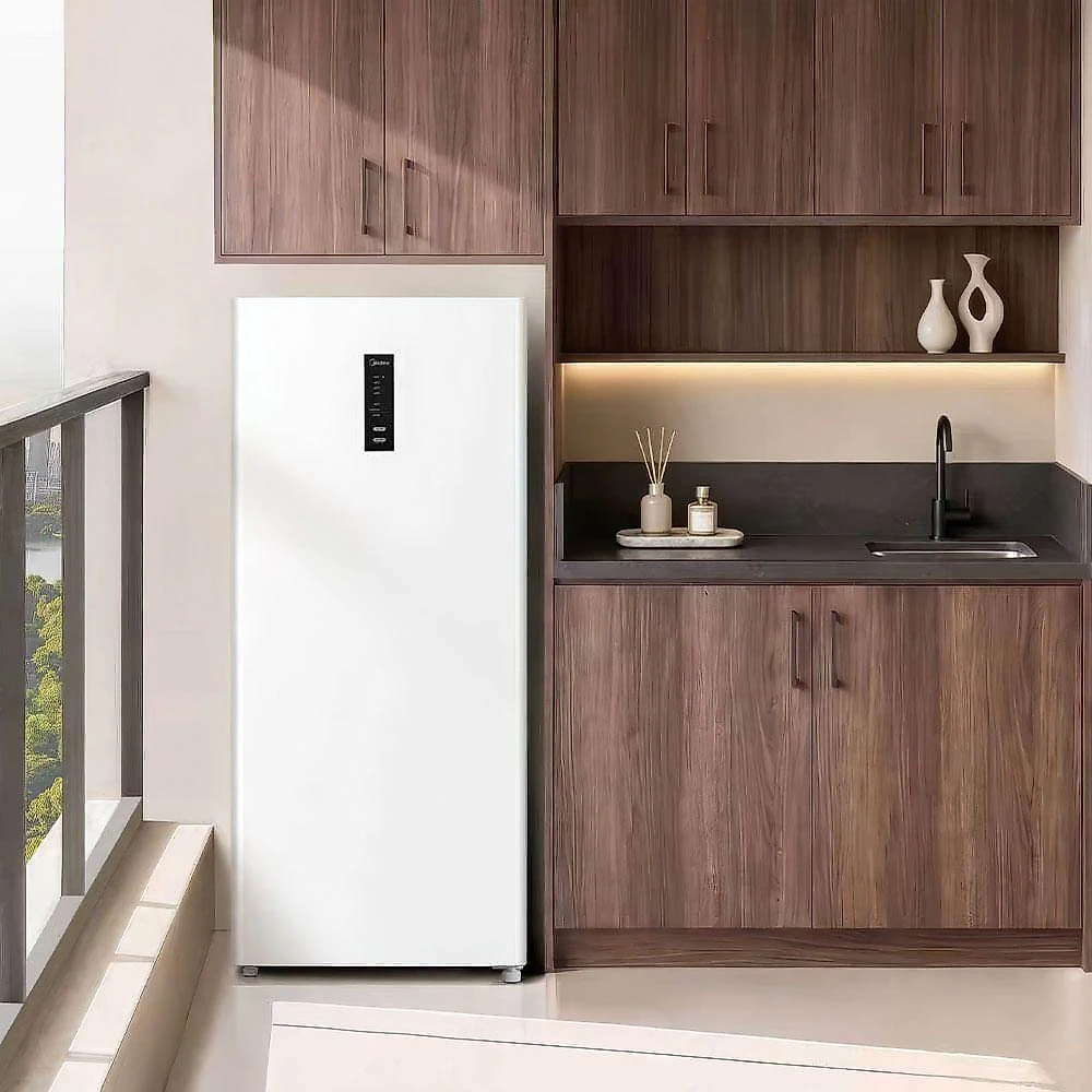 Freezer Vertical Midea MDRU255FFA013 Frost Free 174L Inverter Branco Bivolt