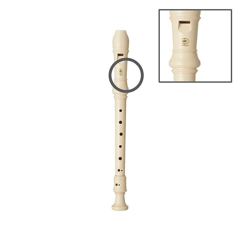 Flauta Soprano YRS-24B Dedilhado Barroco Entonação Precisa Resina ABS Yamaha