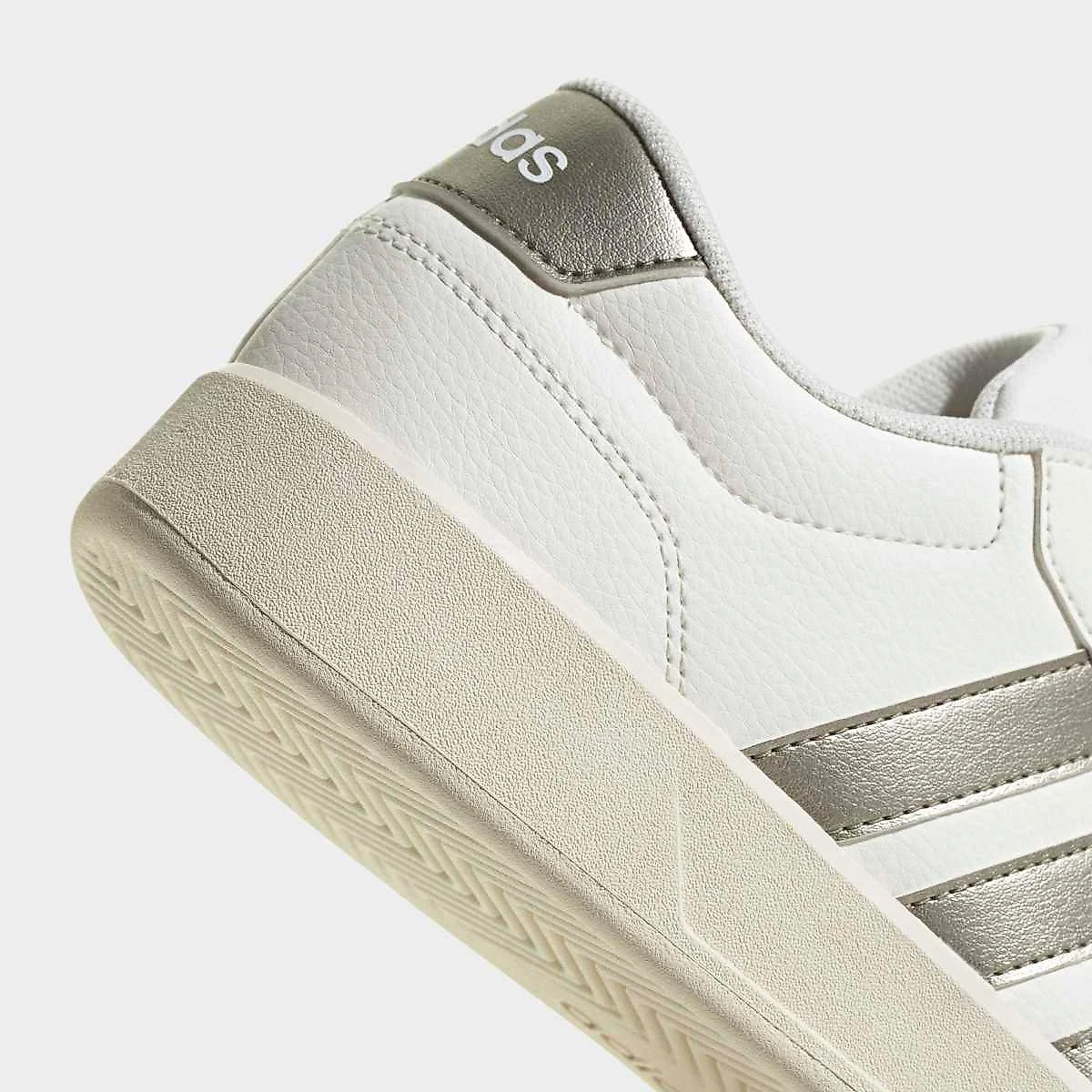 Tênis Adidas Breaknet Feminino Bege+Cinza - 34