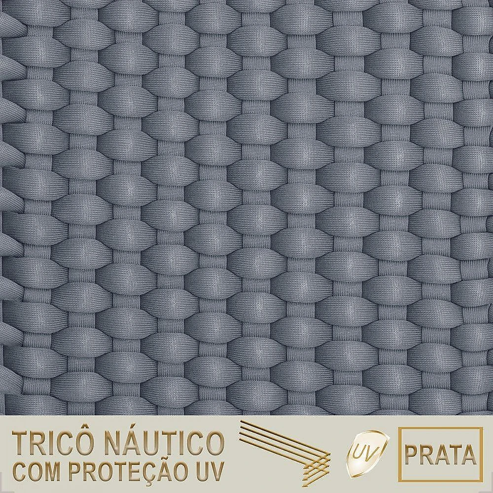 Rede Flutuante Para Piscina Trico Náutico Pequena Prata