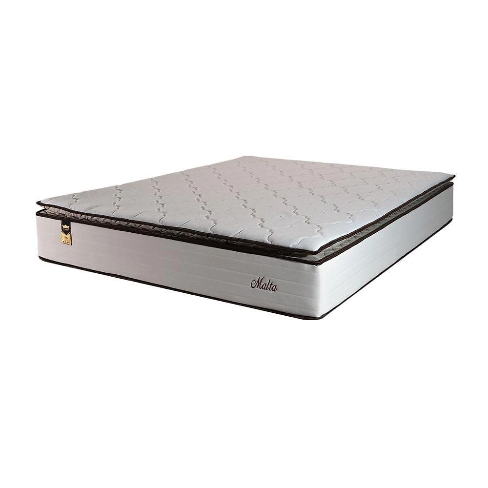 Colchão king size hellen malta linho com molas ensacadas e espuma d26 28x193x203cm - bege