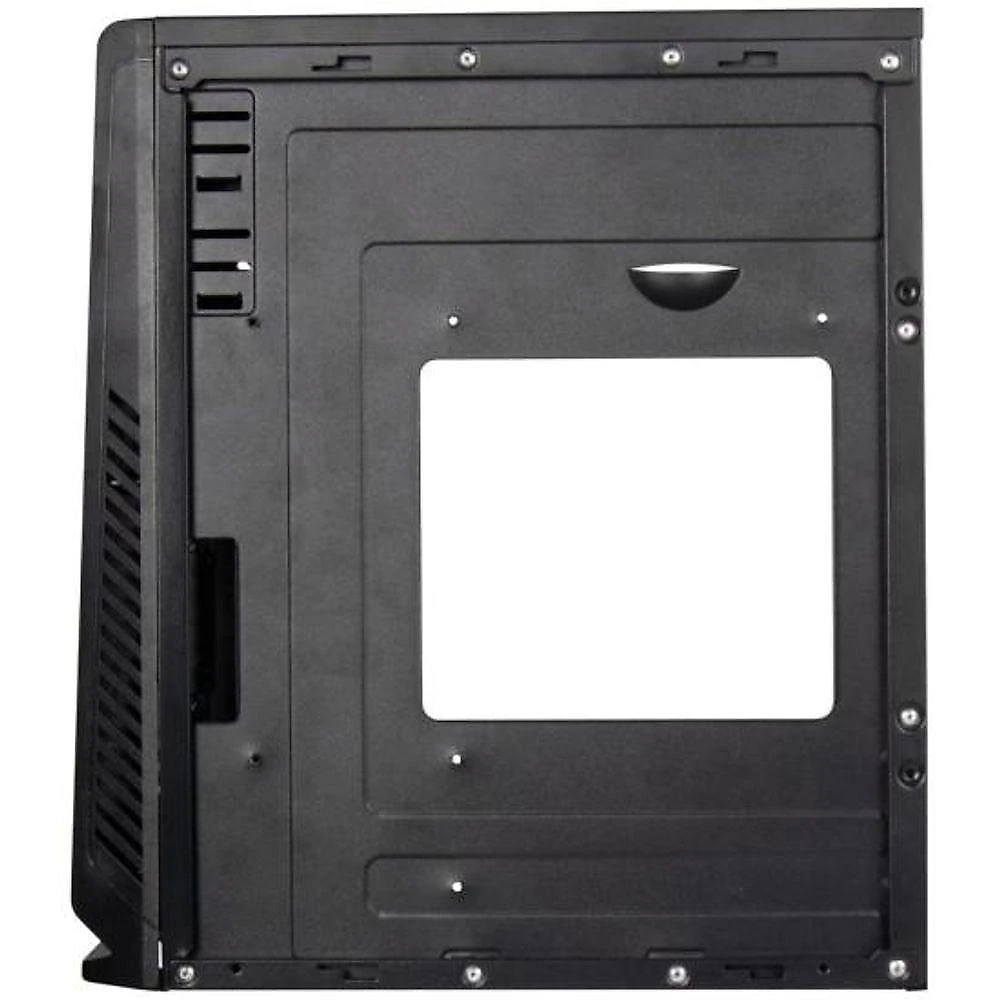 Gabinete ATX COC502BK Compact Preto Alumínio com Painel Frontal Escovado Fortrek