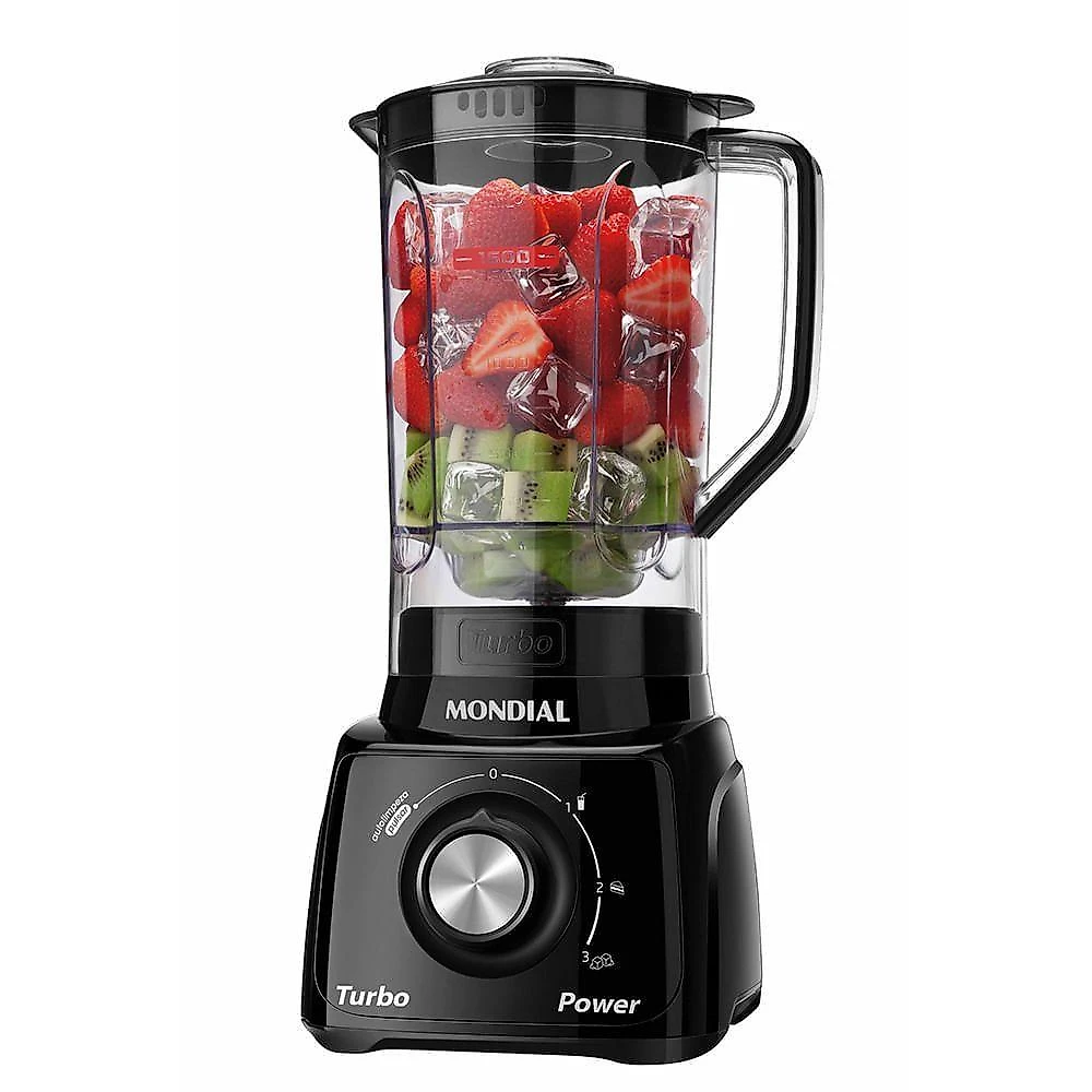 Liquidificador Mondial Turbo Power L-99-fb Liquidificador-127v-preto 110V