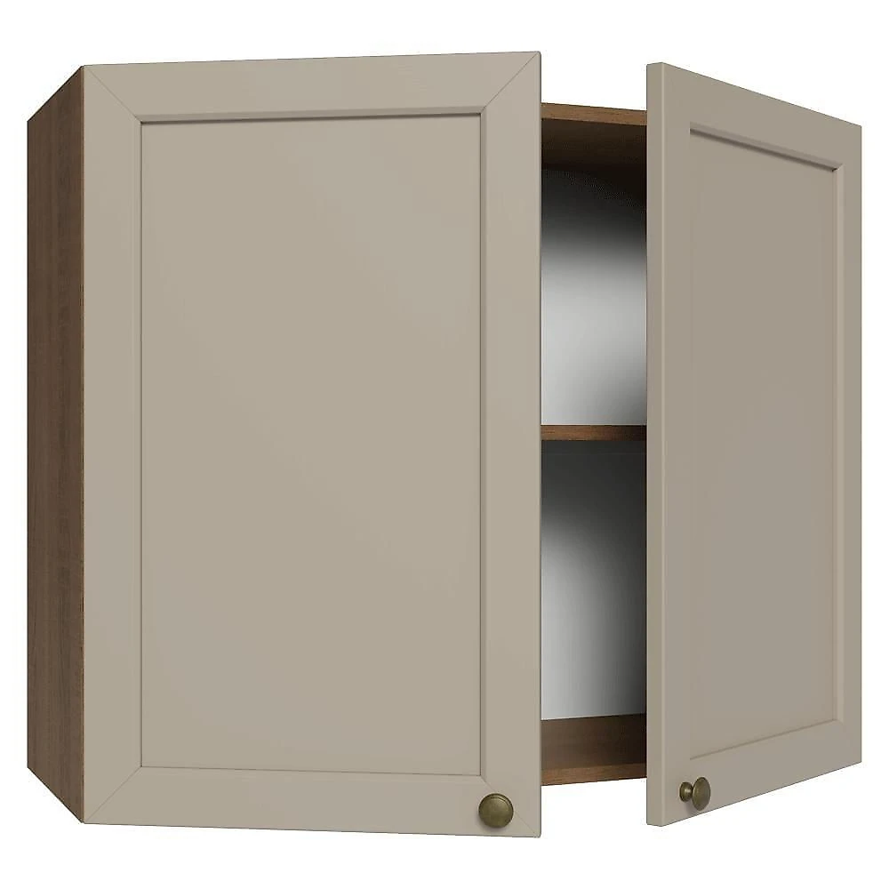 Armário Aéreo 80 Cm 2 Portas Rustic-crema Vik Madesa Rustic-crema