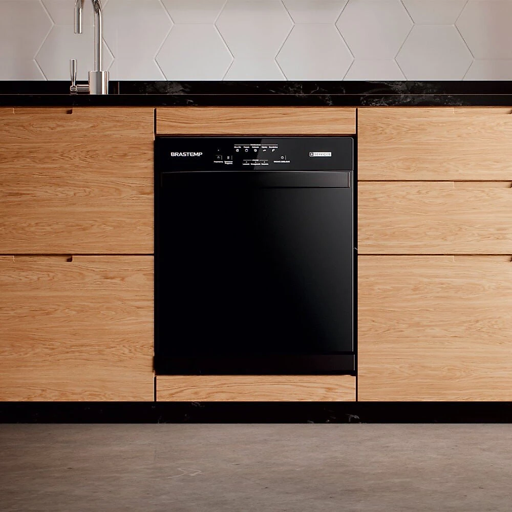 Lava Louças Brastemp 8 Serviços Econômica BLF08AE Preto - 110V