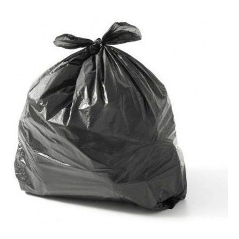 Saco para Lixo 100 Litros OM 100 Unidades Espessura Normal 70X80-75X85 Preto Higipack