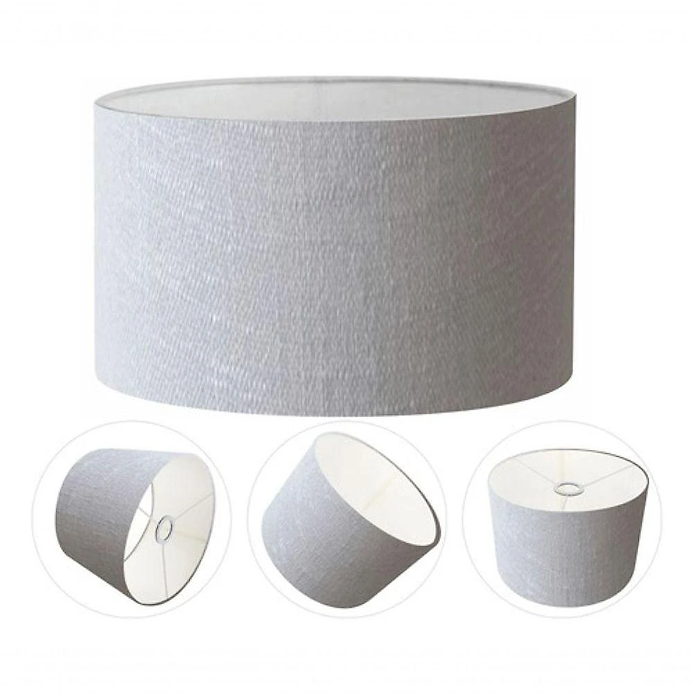 Cúpula para Abajur e Luminária Cilíndrica CP-7025 Tecido 50X30CM rustico-cinza Vivare Brasil webcontinental-7908138288099