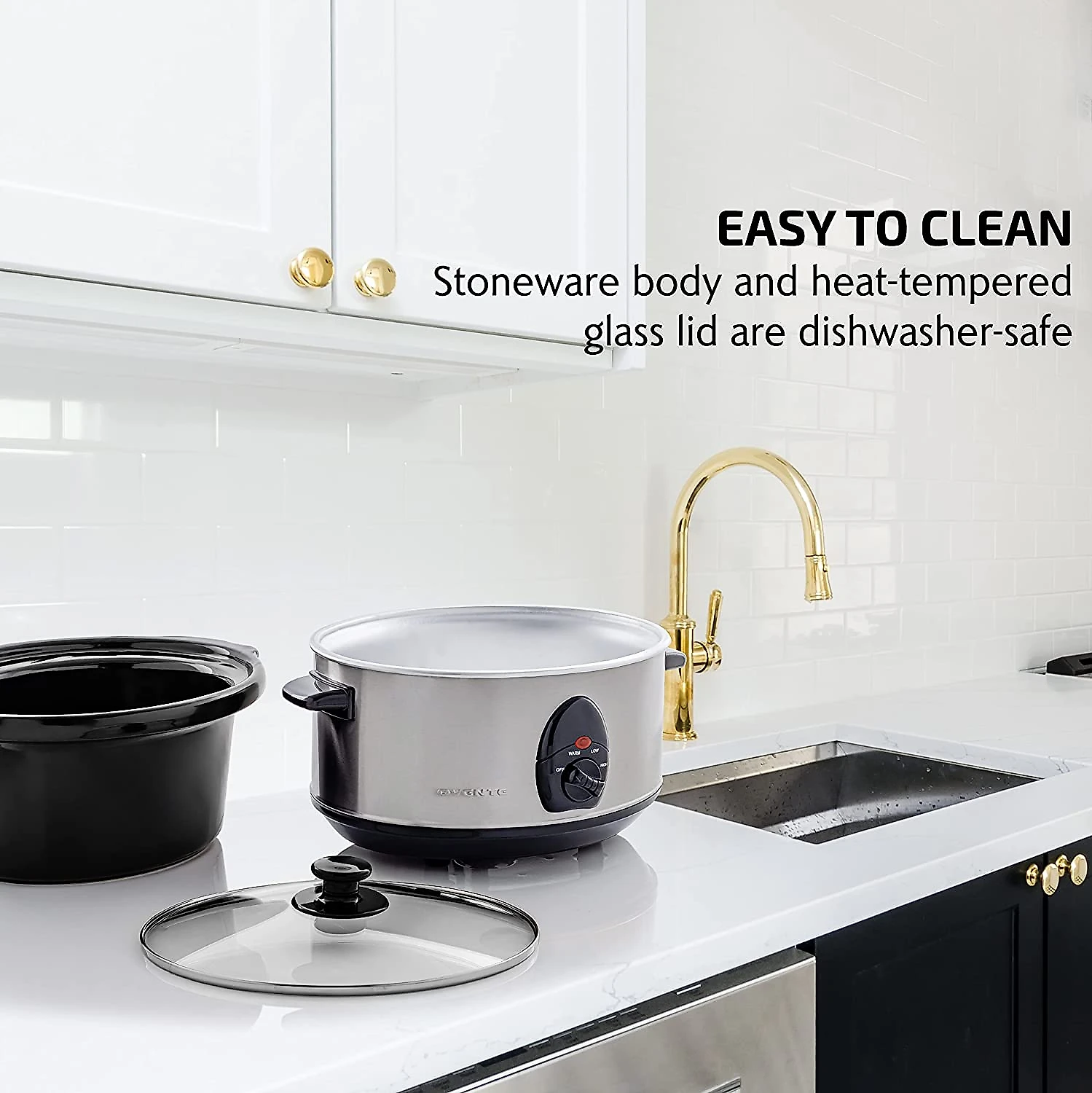 Ovente Panela Elétrica 35L Multifuncional Aço Inoxidável 20 0W110V Prata