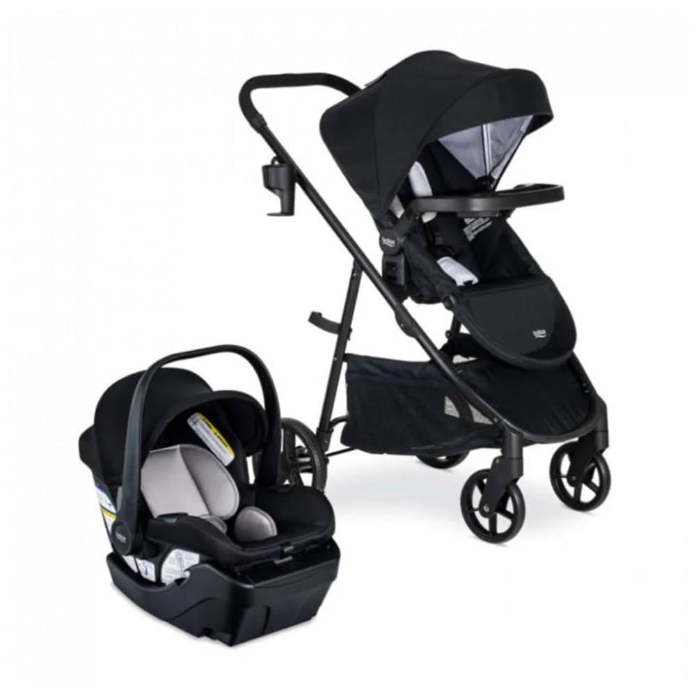 Cadeirinha Britax Willow Brook Sistema de Viagem Cinza Glacial Recém-nascido a 13,6 kg