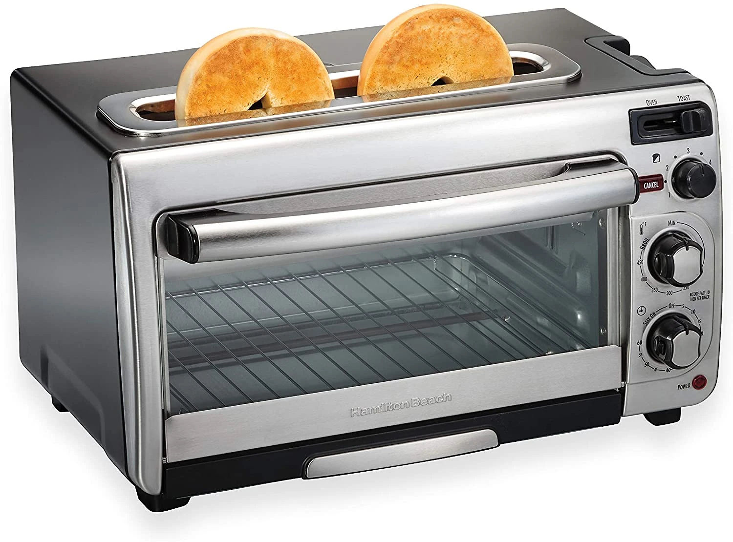 Hamilton Beach Forno de Bancada 2 em 1 com Torradeira 110V
