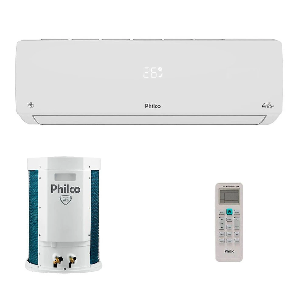 Ar-Condicionado Split Philco Inverter, 18000 BTUS Quente e Frio - PAC18000IQFM15