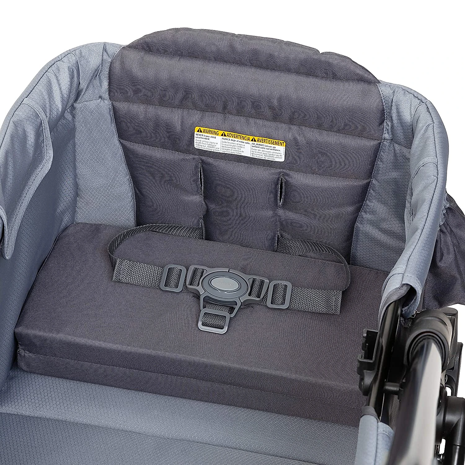 Baby Trend Carrinho de Passeio Infantil 2 em 1 para Crianças de até 49 kg Cinza