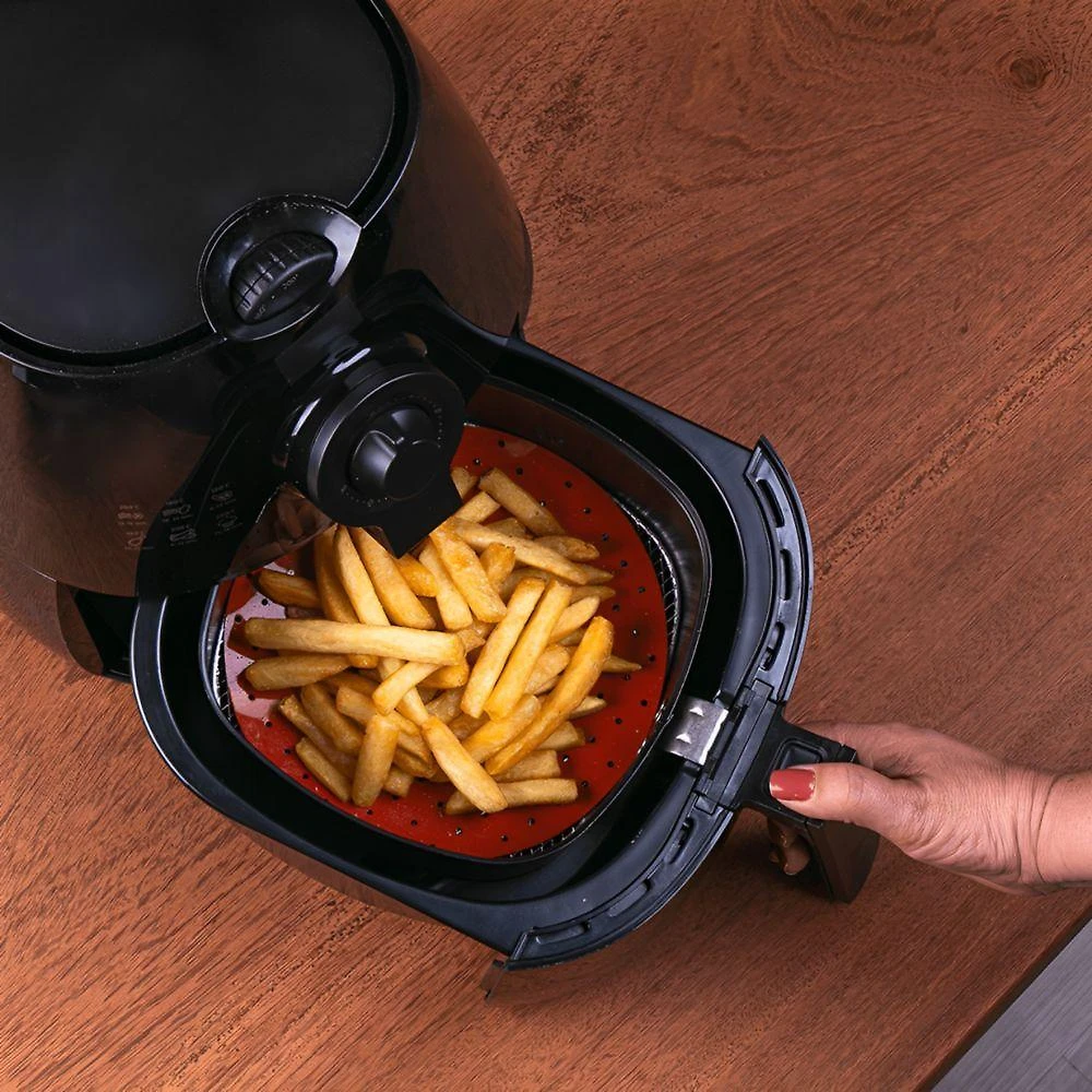 Tapete de Silicone para Airfryer Bigsul Redondo Ø20cm Preto