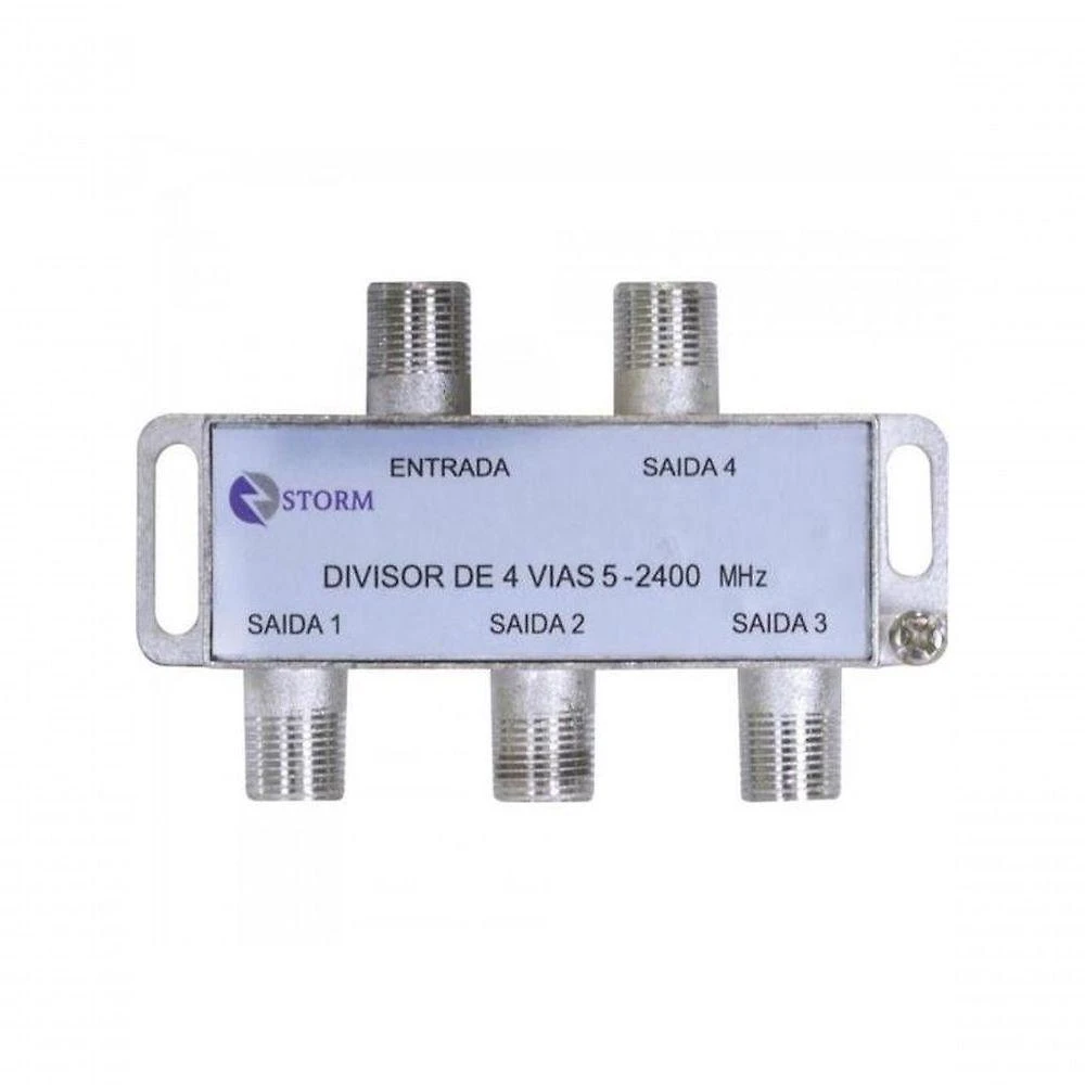 Divisor Satélite 1/4 5-2400 Mhz Storm - Pct / 10
