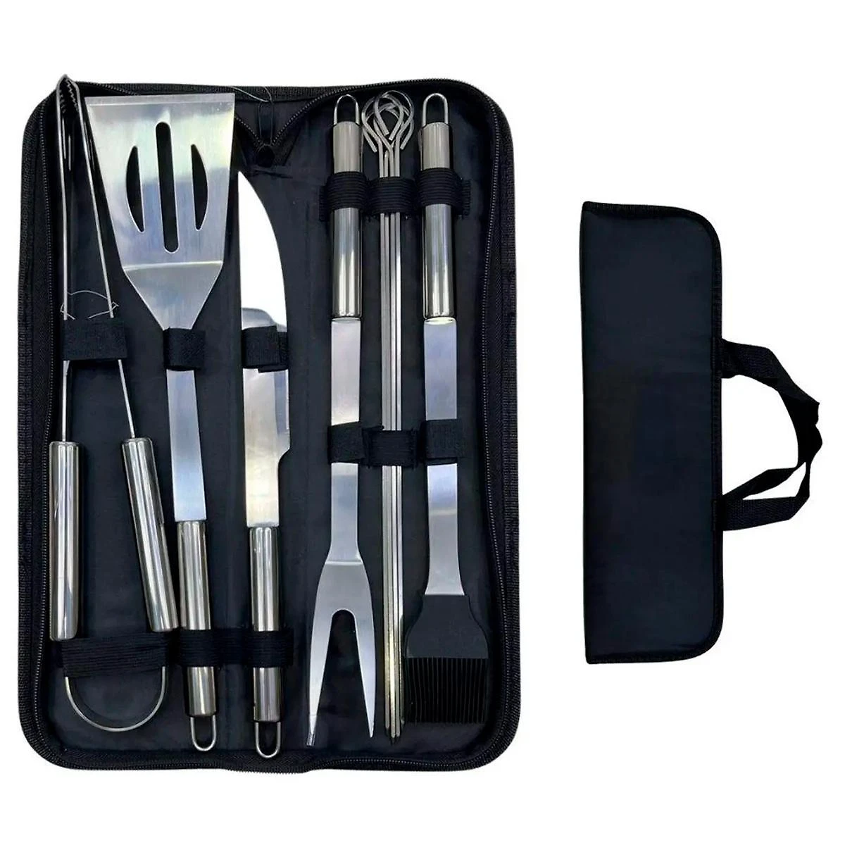 Kit Churrasco Profissional Inox Ideal Para Presentear