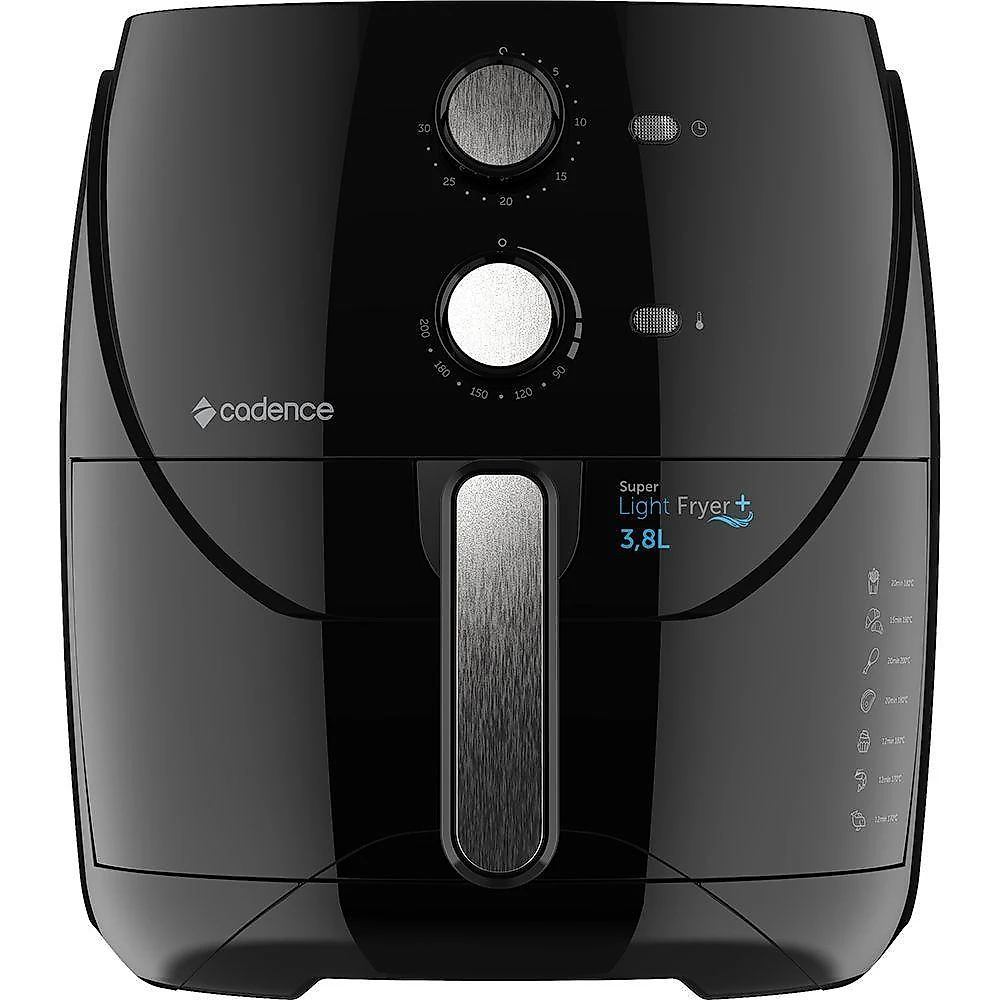 Fritadeira elétrica cadence sem Óleo super light fryer 3,8l preto 127v frt555-127 110v