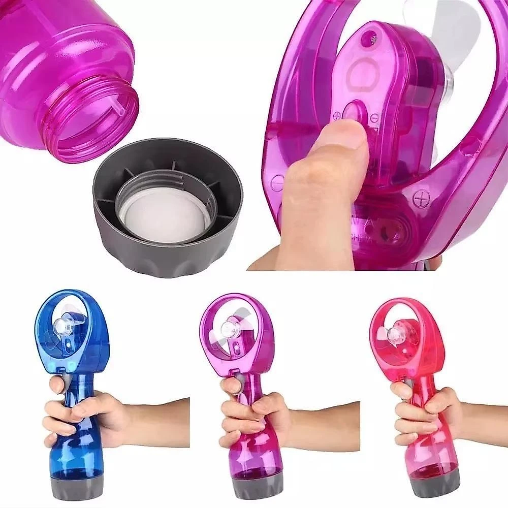 Ventilador Portatil Yeet de Mesa com Borrifador de Agua Umidificador de Mao para Uso Domestico