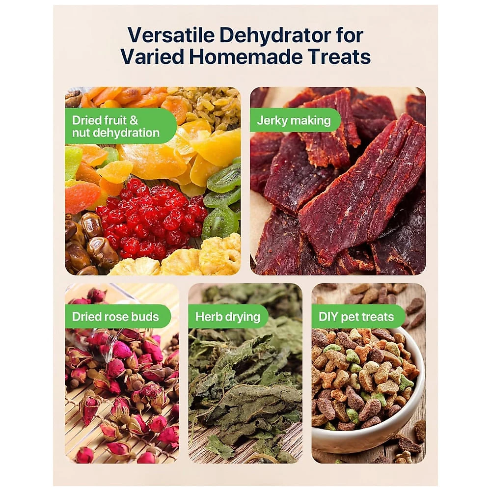 Desidratador de Alimentos Ayovoch Prata 18 Bandejas 800W Tela Digital Timer 240V