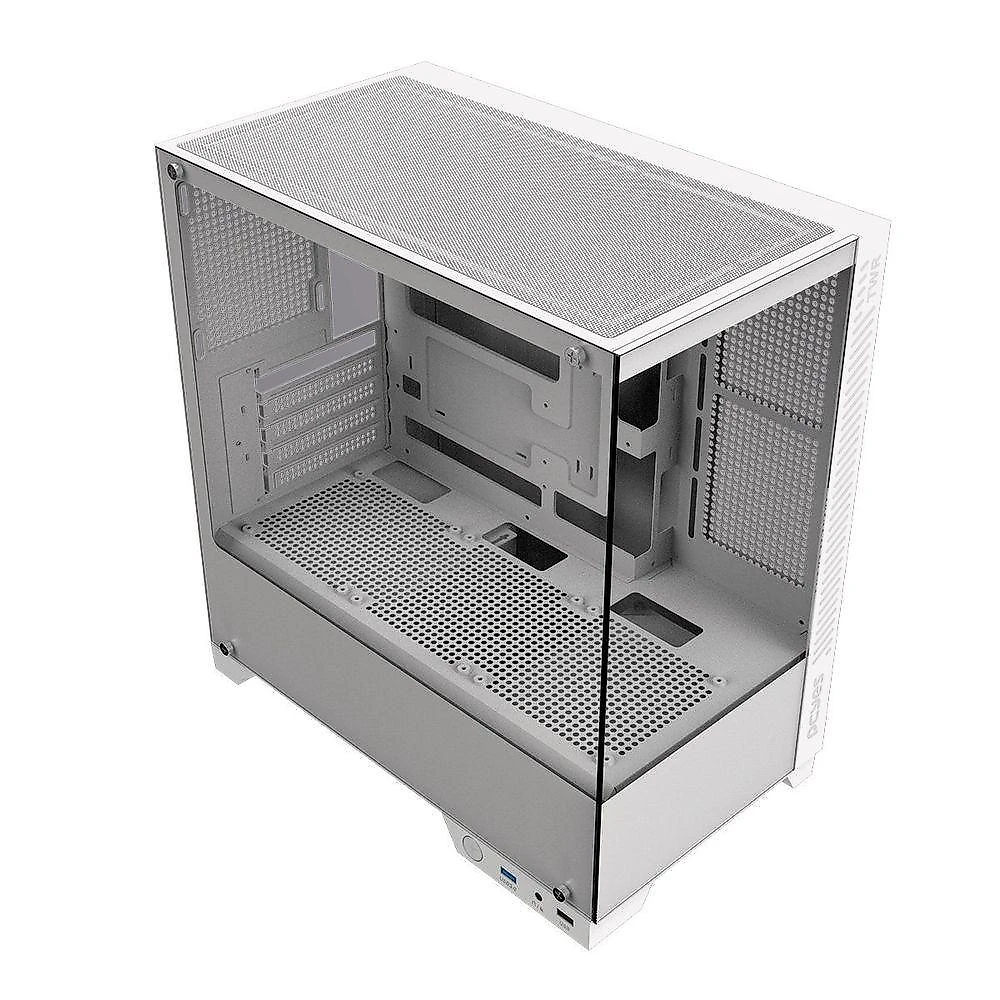 Gabinete Gamer Forcefield Twr White Ghost