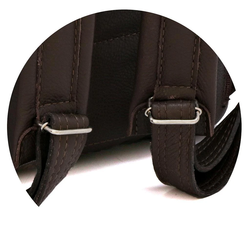 Mochila Executiva Masculina Couro Legitimo 30 Litros