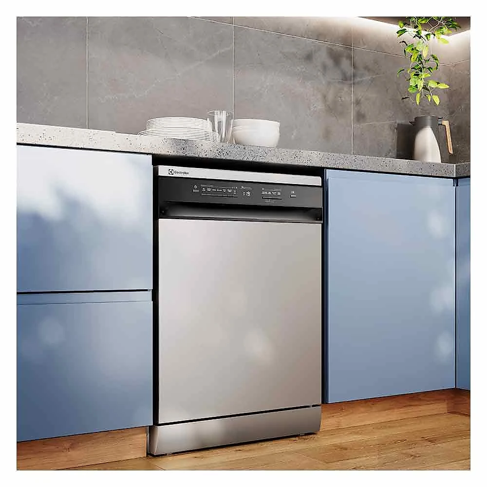Lava-Louça Electrolux 14 Serviços Inox com Programa Lava e Seca 50' LS14E 127V