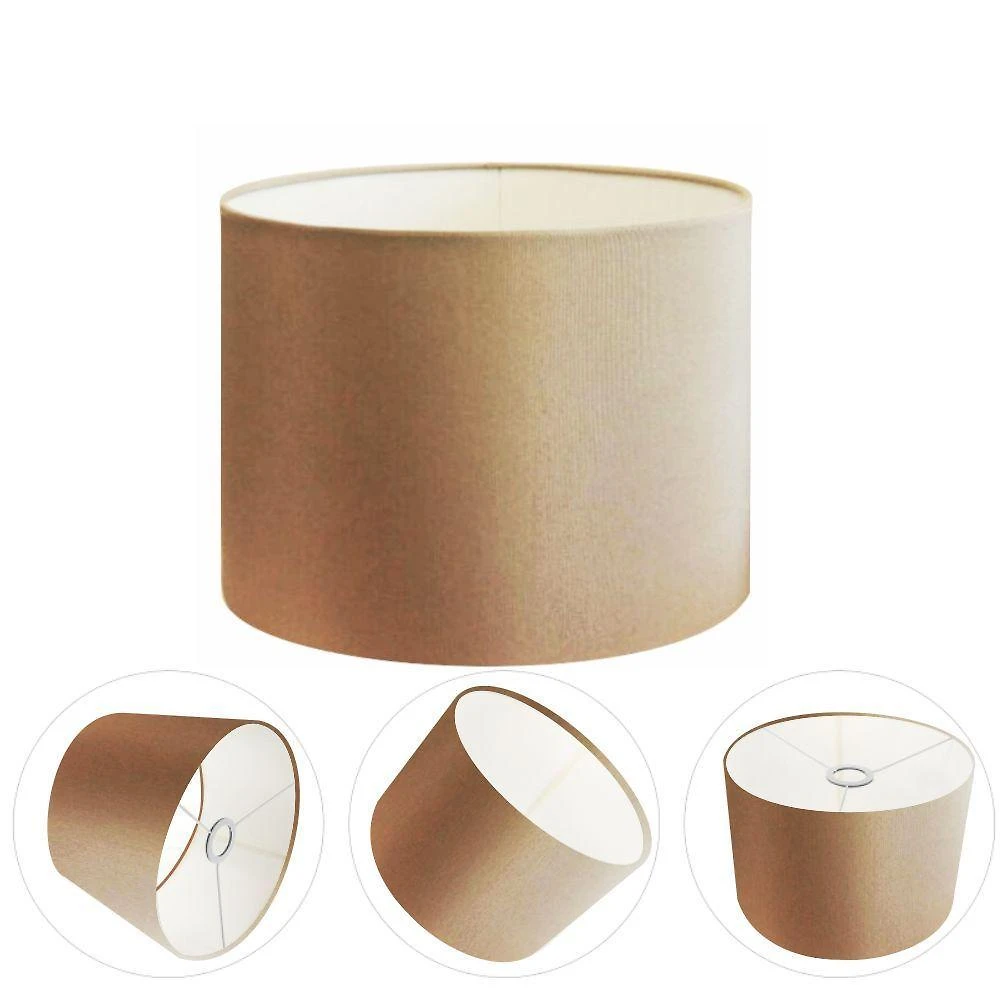 Cúpula Abajur Cilíndrica Cp-7015 ø35x25cm Palha