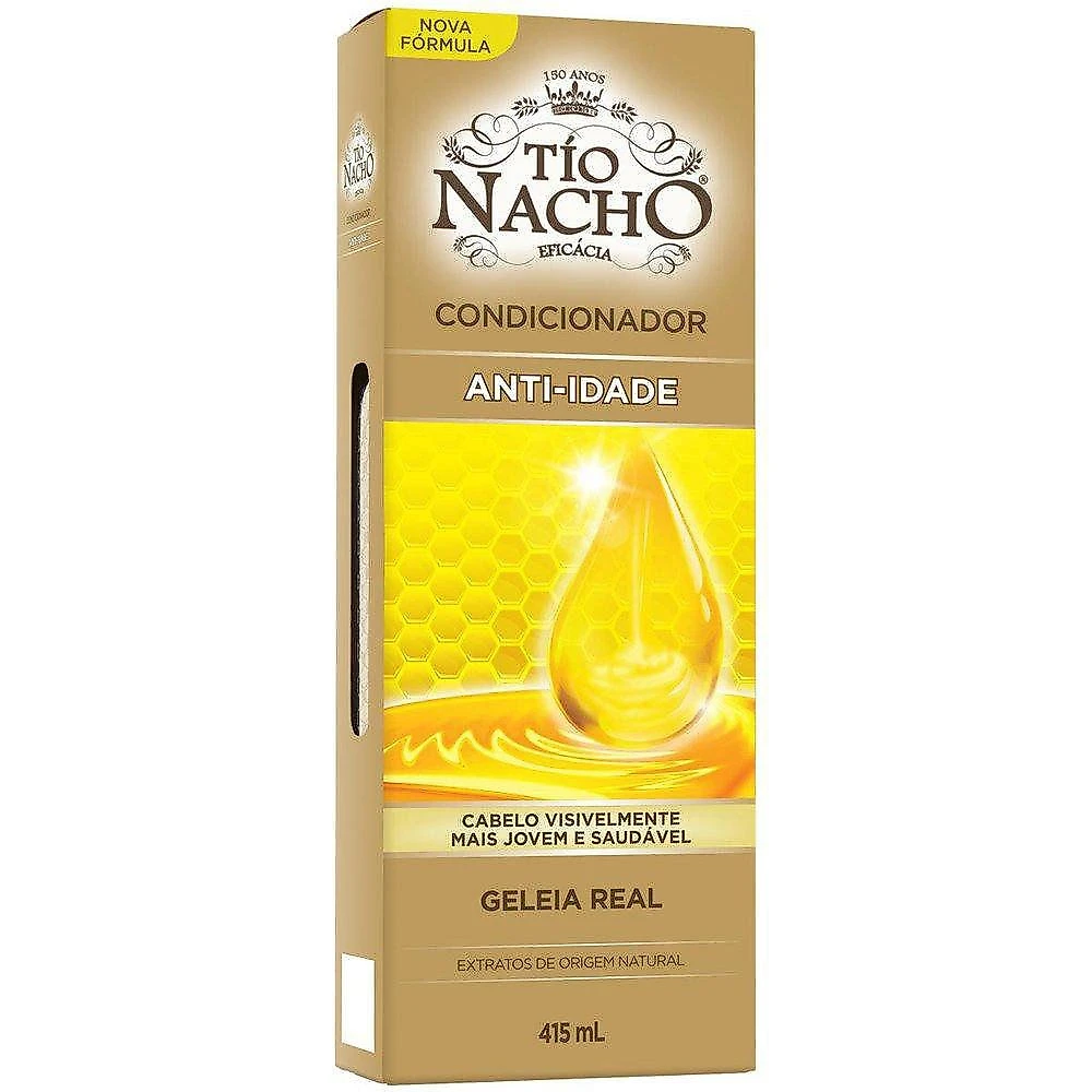Tio nacho condicionador anti-idade nutrição e brilho 415ml