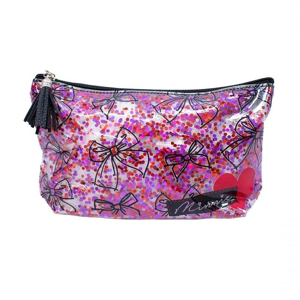Necessaire Transparente Laços Minnie 13x6.5x23cm - Disney