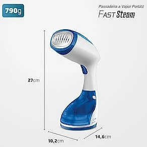 Passadeira a Vapor Mondial Fast Steam VP-09 - Branco/Azul 110V