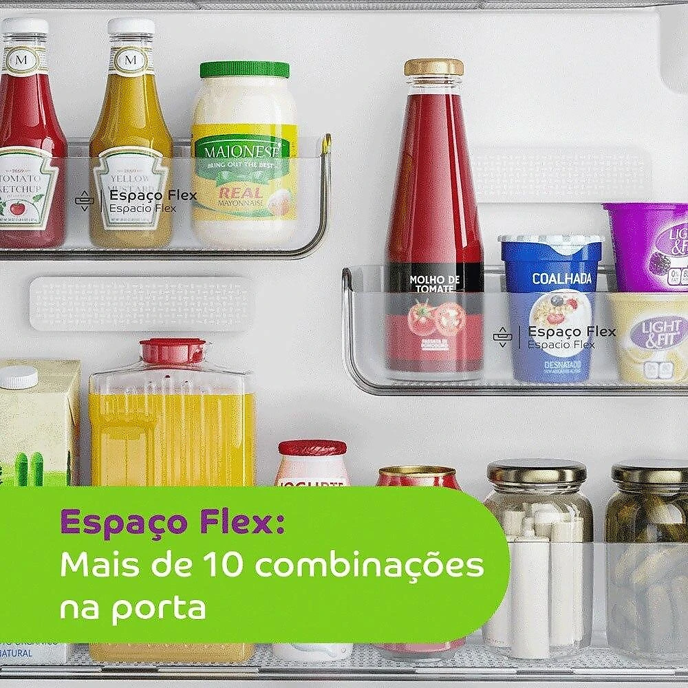 Geladeira Consul Frost Free Duplex, CRM56FB 451 Litros e Fogão 4 Bocas Consul CFO4NAB, Branco 220 Volts