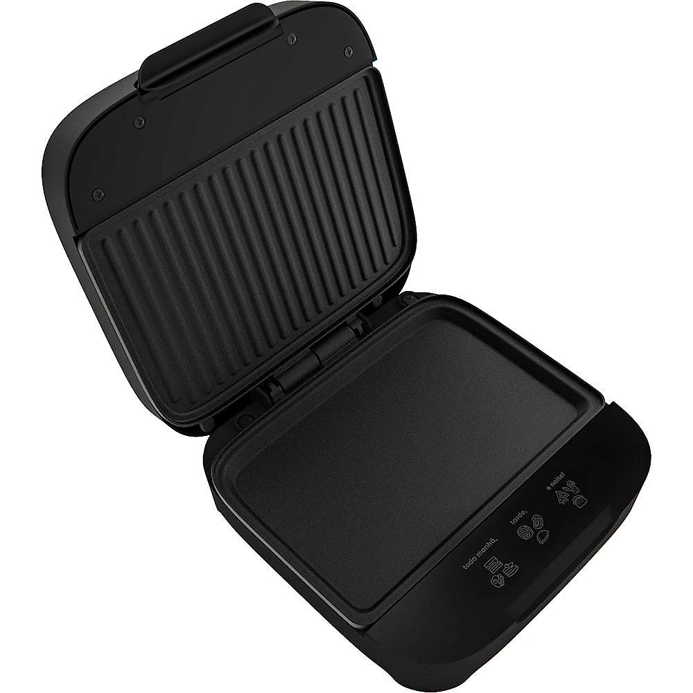 Sanduicheira Elétrica Click Cadence Antiaderente Superior Grill Preto, SAN400 - 220 Volts