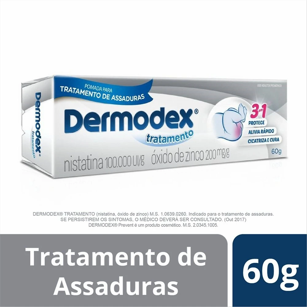 Pomada Para Tratamento De Assaduras Dermodex Tratamento 60g