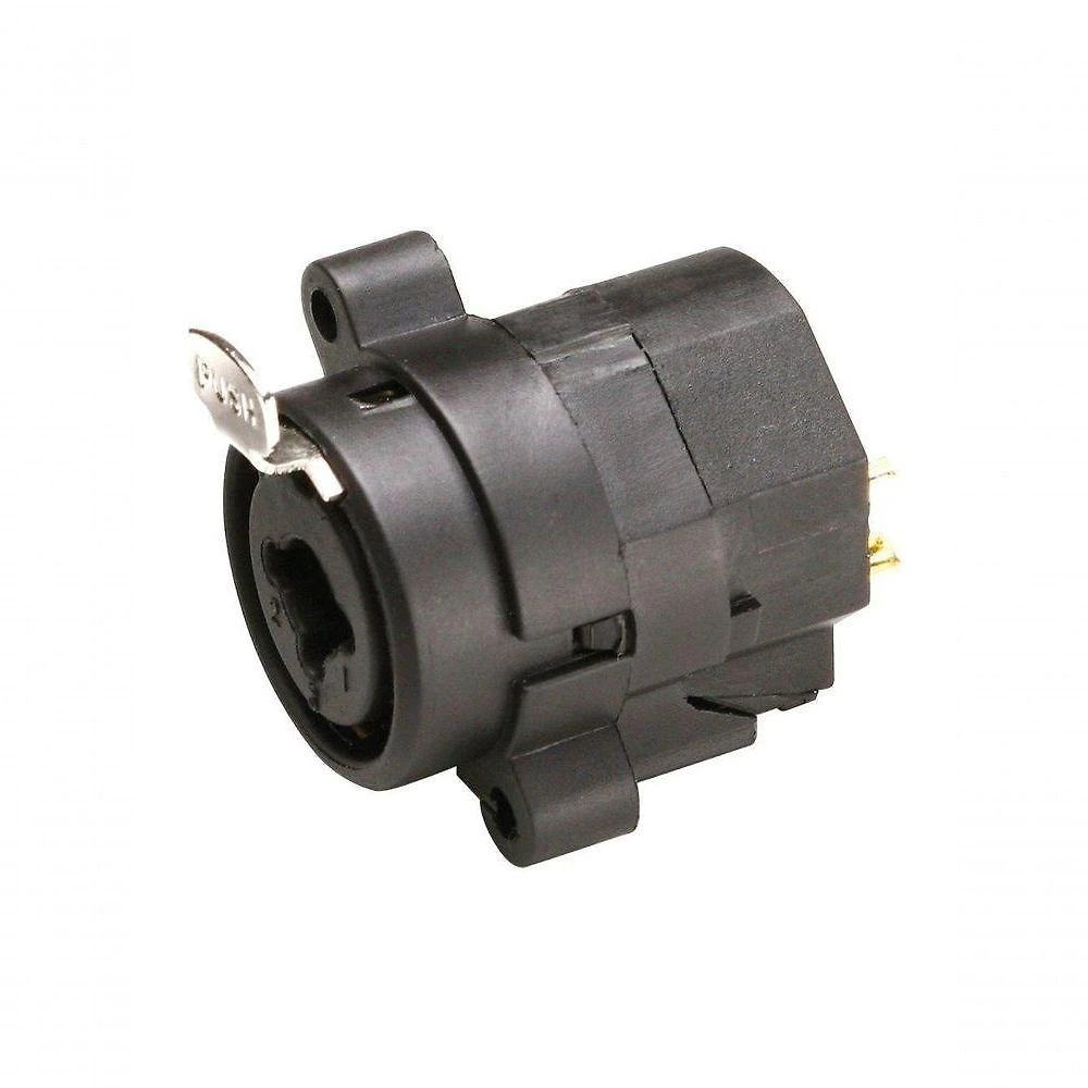 Conector Xlr Combo Santo Angelo Para Xlr E P10 Preto