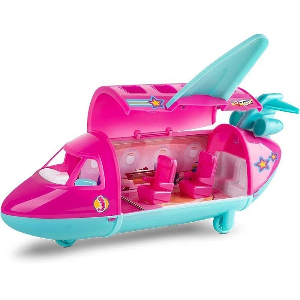 Playset Avião da Judy com Acessórios e Escada Retrátil Samba Toys