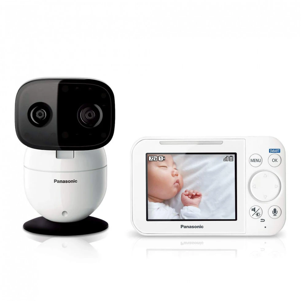 Babá Eletrônica Panasonic com Câmera, Áudio, 2 Vias de Áudio e Sons Suaves