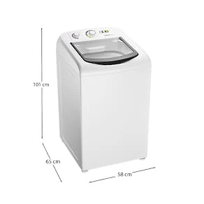 Máquina de Lavar Consul CWH13AB 13kg Dosagem Econômica Ciclo Praia Ciclo Edredom Branca 110V