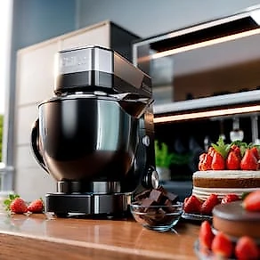 Batedeira Planetária Philco PBP90A 5L 900W Tampa Antirrespingo 12 Velocidades Preta 110V