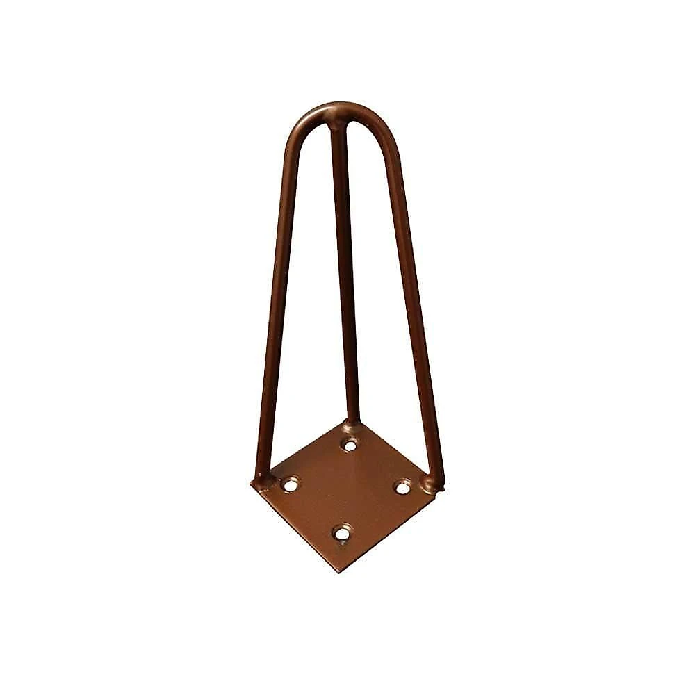 Kit 2 Pés de Metal Hairpin Legs Gran Belo G41 para Móveis 15cm Bronze