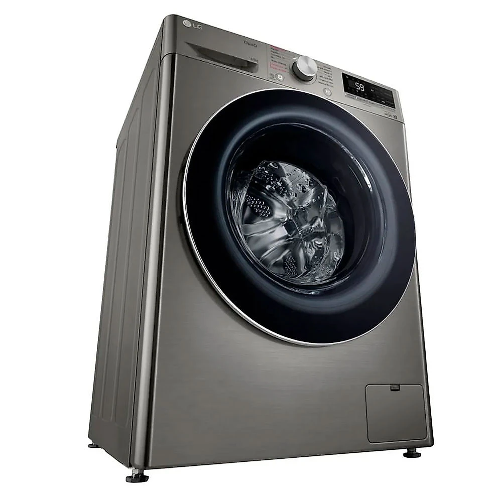 Lava e Seca Smart VC4 14Kg Inox Look com Inteligência Artificial AIDD CV5014PC4A LG Inox - 110V