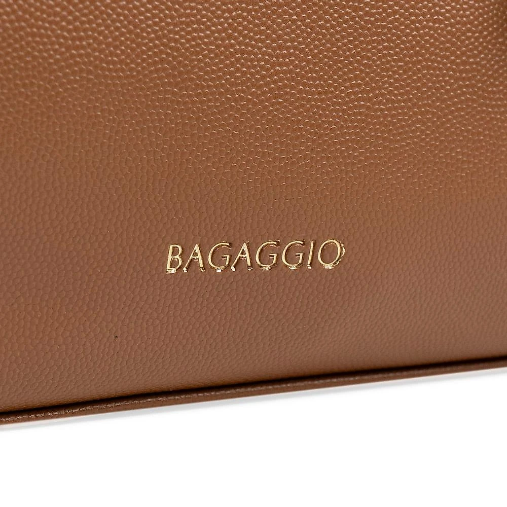 Bolsa de Ombro Feminina Média Alça Alongada Tote Caramelo Caramelo