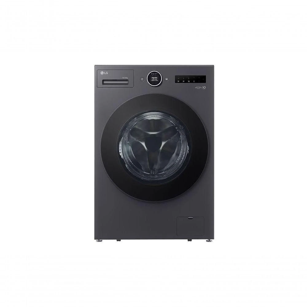 Lava e Seca Front Load LG WD18GNTS6B 18kg 10kg Black Inox com Dispenser Automático 110V