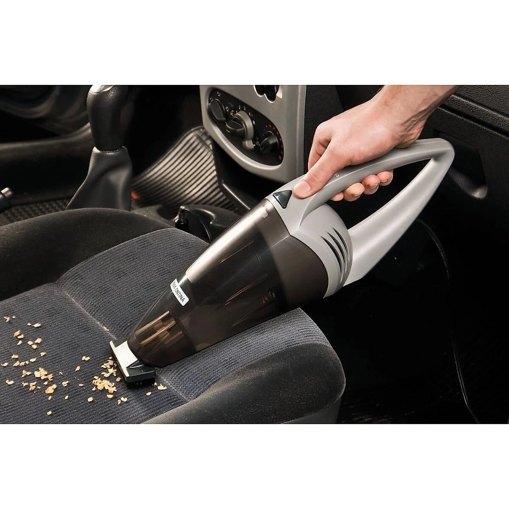 Aspirador de pó portátil para carros 70w 12v tramontina com escova e bocal