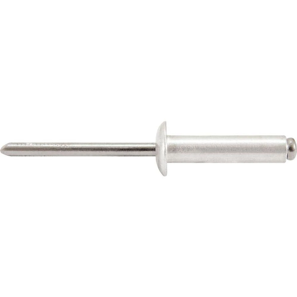 Rebite Repuxo De Alumínio 4,0x12,0mm Mandril Aço Com 100 Peç