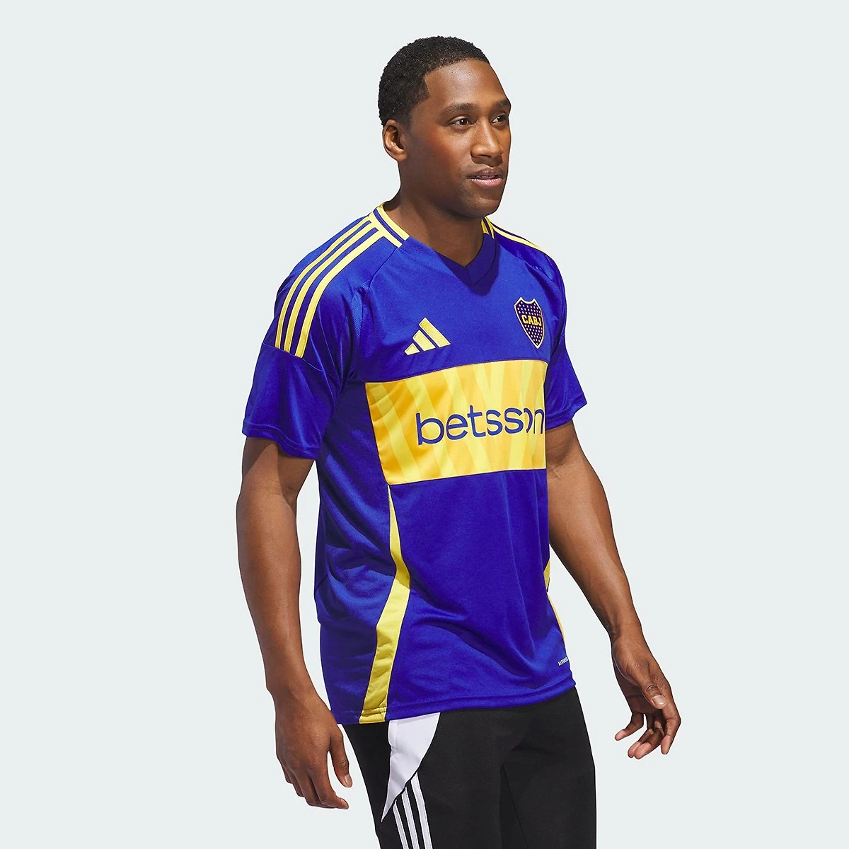 Miniatura Camisa Boca Juniors Home 24/25 s/n° Torcedor Adidas Masculina Azul+Dourado - EGG