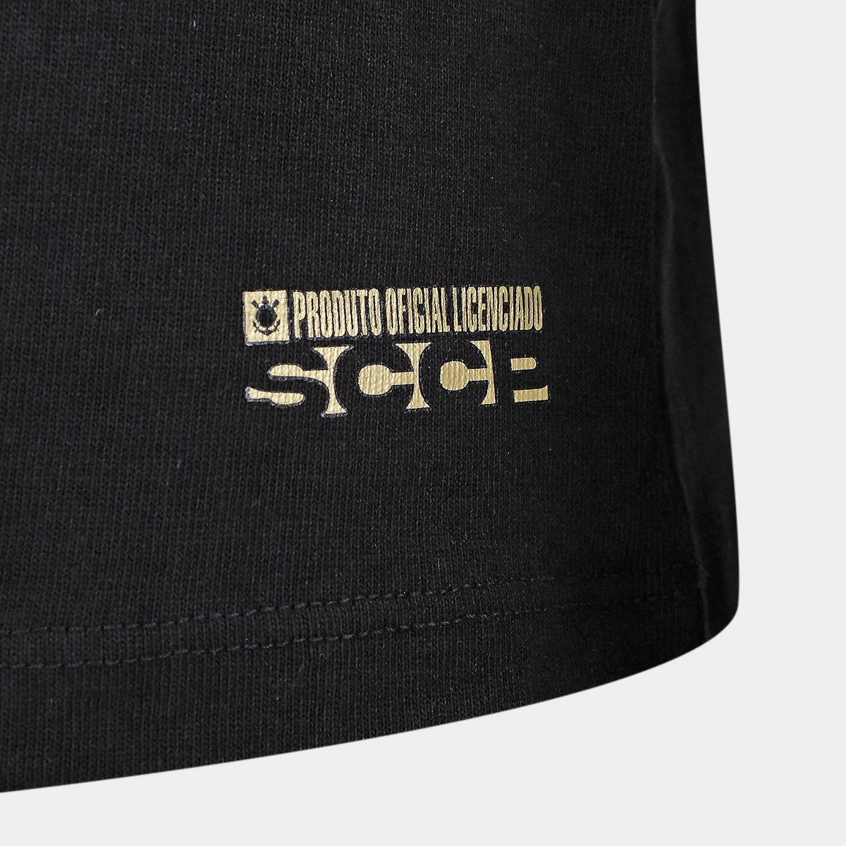 Miniatura Camisa Polo Corinthians Malhão Masculina Preto - EGG